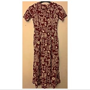 Tribal/Tahiti dress
